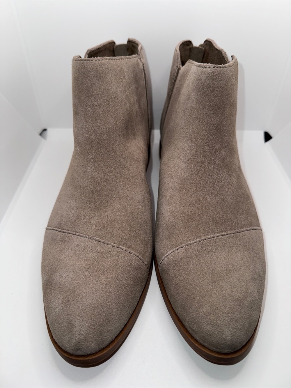 Toms Rylie Suede Ankle Bootie Boot Women’s Size 9.5 Tan - Picture 5 of 10